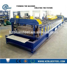 Single Layer CNC Color Steel Automatic Roof Sheet Rolling Forming Machine / Metal Deck Corrugated Roof Making Machine China
